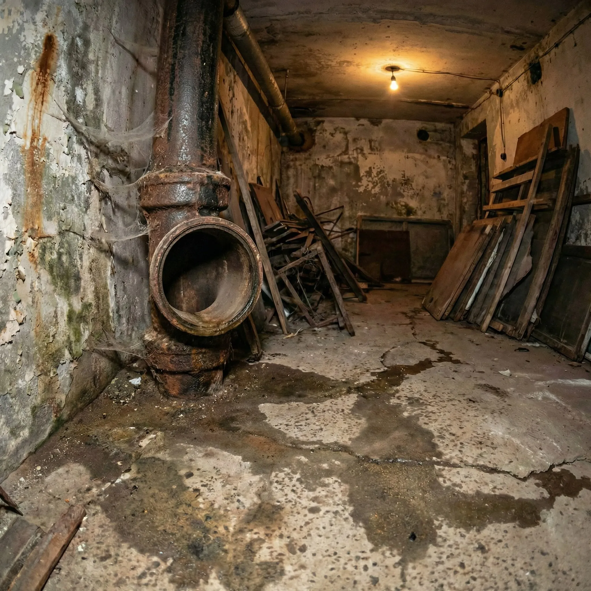 Засор стояка в многоквартирном доме — после